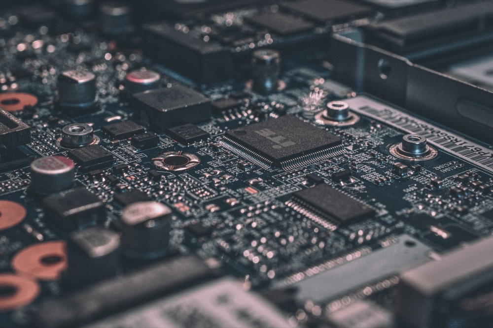 PCBA close-up — hardware manufacturing recovery